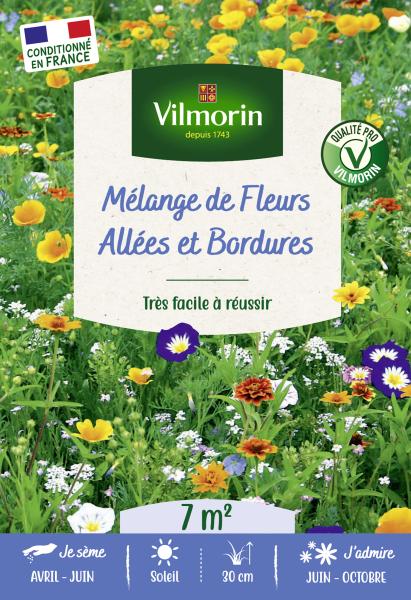 Mélanges de fleurs - Allées et Bordures - 7 m² - Mélange de fleurs - PACKAGING_RECTO